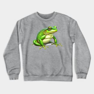 This Grumpy Frog is Giving You the Side-eye Crewneck Sweatshirt